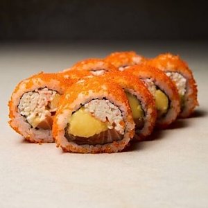 Ролл Калифорния Тропик, Много Рыбы