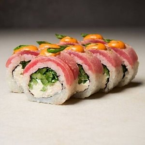 Ролл Опаленный тунец, Много Рыбы