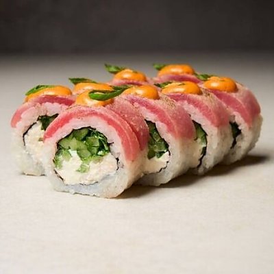 Заказать Ролл Опаленный тунец, Много Рыбы