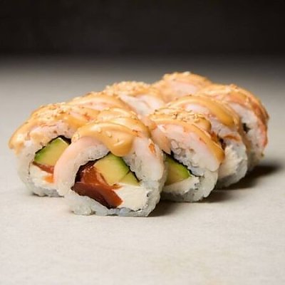 Заказать Ролл Сливочная креветка, Много Рыбы