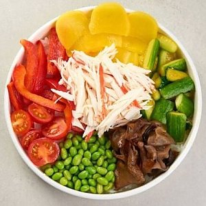 Поке с крабом, Много Рыбы