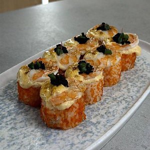 Запеченный шримп ролл, Много Рыбы