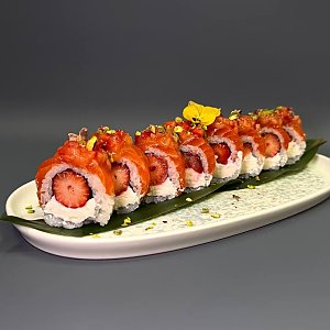 Ролл Филадельфия с клубникой, Много Рыбы