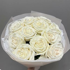 Букет из 11 белых роз, Вальс Цветов
