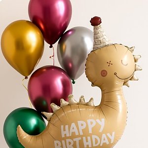 Сет из 5 воздушных шаров и динозавр, Вальс Цветов