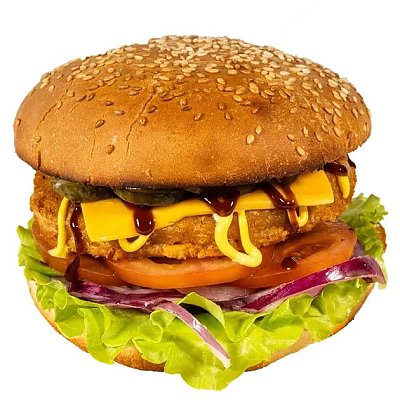 Заказать Лайт Бургер с курицей, Панакота