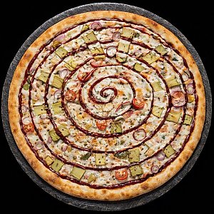 Пицца Колбаски BBQ 35см, Фьюжн Пицца