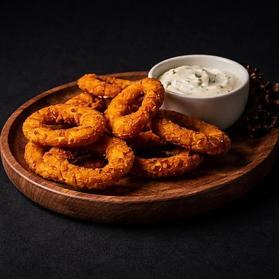 Заказать Кольца кальмара, Фьюжн Пицца