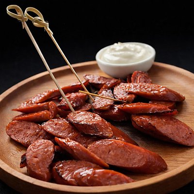 Заказать Колбаски BBQ, Фьюжн Пицца