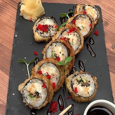 Заказать Горячий ролл с угрем, Golden Chef Sushi