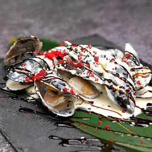 Мидии в сливочном соусе, Golden Chef Sushi