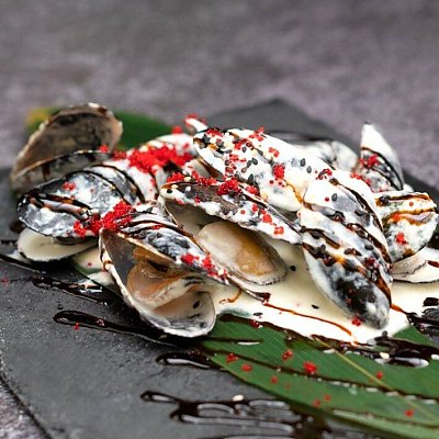 Заказать Мидии в сливочном соусе, Golden Chef Sushi