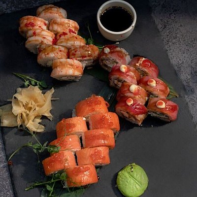 Заказать Премиум сет №1, Golden Chef Sushi