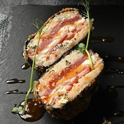 Заказать Суши-бургер с тунцом, Golden Chef Sushi