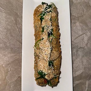 Ролл-дог с лососем, Бар Медведь