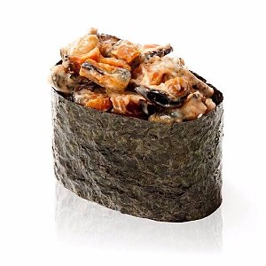 Гункан с мидиями, Бар Медведь