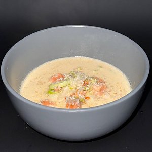 Суп Сливочный с лососем, Бар Медведь