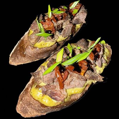 Заказать Брускетты с говядиной, Бар Медведь