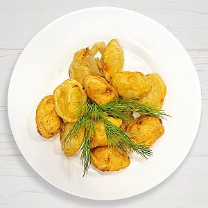 Пельмени жареные с луком, ТеремЪ