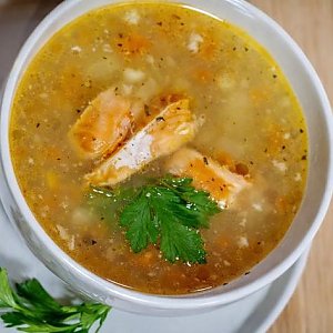 Суп Рыбный с форелью, Бранч Про