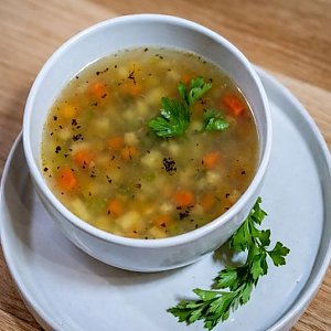 Суп рисовый с овощами, Бранч Про