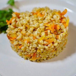 Перловка с луком и морковью, Бранч Про