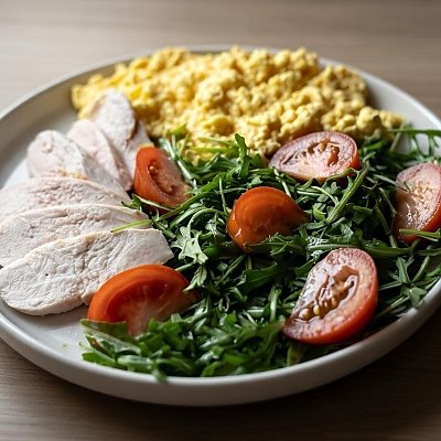 Заказать Белковый завтрак с рукколой, Бранч Про