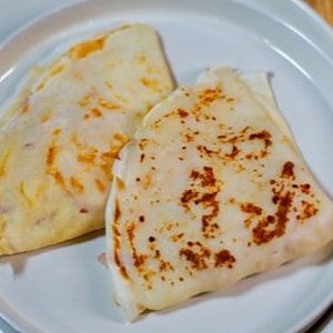 Блинчики с ветчиной и сыром, Бранч Про