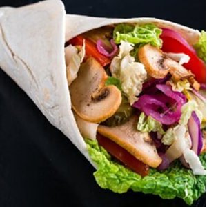 Вегетарианский донер в лаваше с грибами (335г), Kinza - Гомель