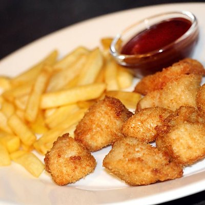 Заказать Куриные наггетсы с картофелем фри, Мерв ТМ