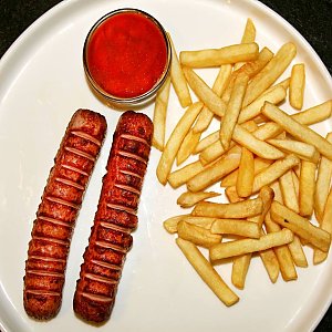 Картофель фри с сосисками, Мерв ТМ