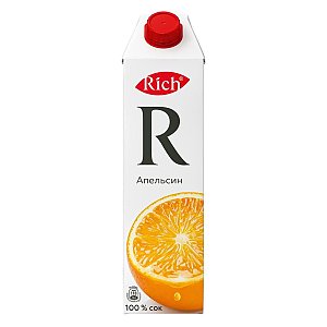 Апельсиновый сок Rich 1л, Мерв ТМ