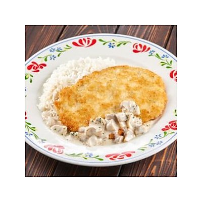 Заказать Шницель с грибным соусом и рисом басмати, Васильки - Могилев