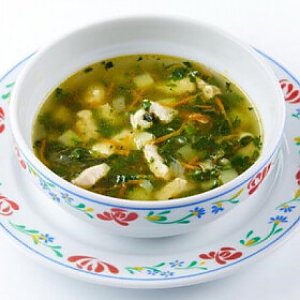 Куриный суп со шпинатом, Васильки - Могилев