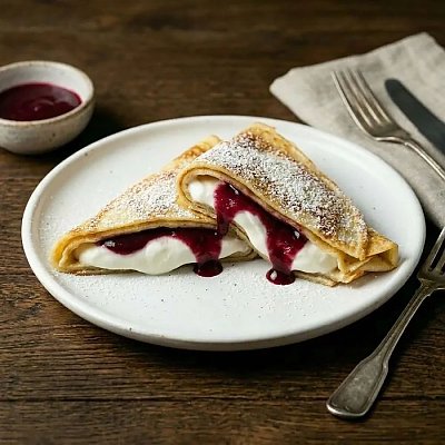 Заказать Блин Лесные ягоды с греческим йогуртом, Блинная - Витебск