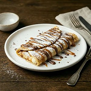 Блин Шоколадно-карамельный с творогом, Блинная - Витебск