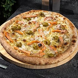 Пицца с форелью и оливками, SHTUKA
