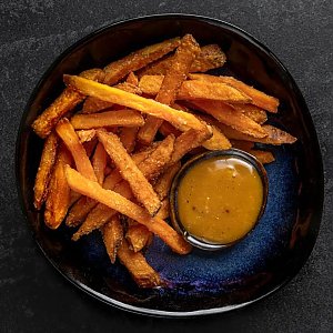 Батат с медово-горчичным соусом, SHTUKA