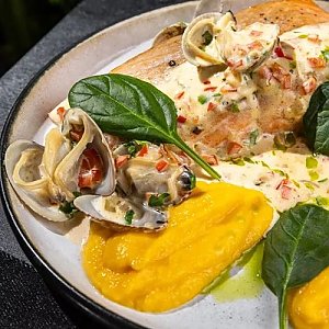 Филе форели с вонголе, SHTUKA