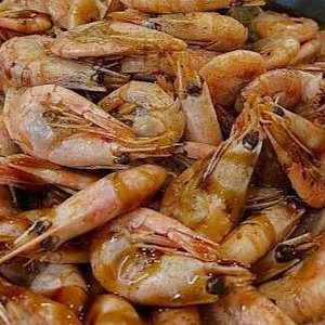 Креветки обжаренные, Бар Луна