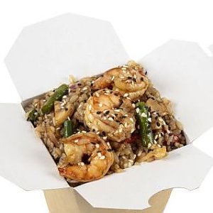 Рис с креветками, Суши Кот