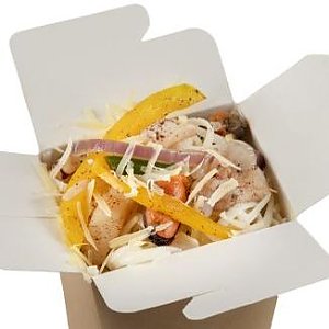 Лапша с морепродуктами, Суши Кот