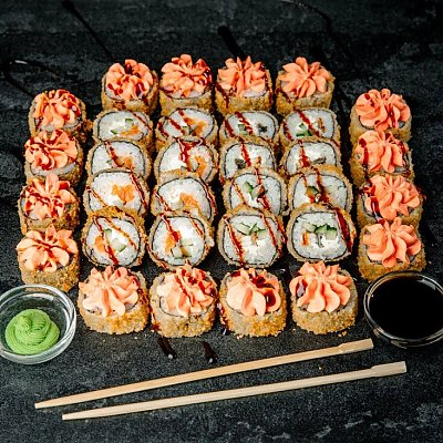 Заказать Сет Премиальная темпура, Пёс и Лис