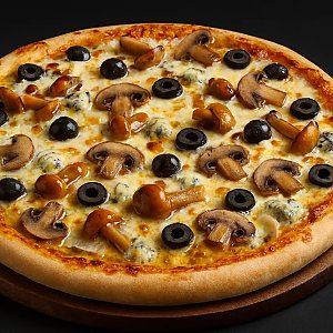 Пицца Грибной блюз с голубым сыром, Пёс и Лис