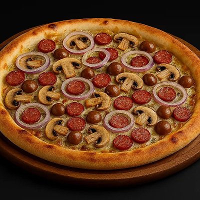 Заказать Пицца Охота на грибника, Пёс и Лис