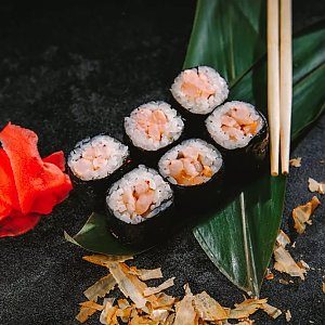 Мини ролл с креветкой, Пёс и Лис