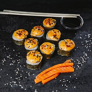 Ролл Сяке между нами, Пёс и Лис