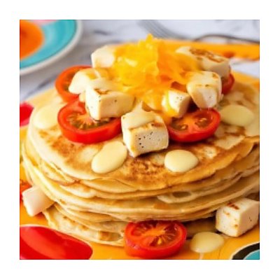Заказать Блинчик с жареной курочкой, томатом, сыром и чесночным соусом, Блинная - Могилев