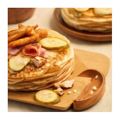 Заказать Блинчик с ветчиной, курочкой, маринованным огурчиком и чесночным соусом, Блинная - Могилев