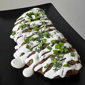 Царский Драник с беконом и грибами, Кайо